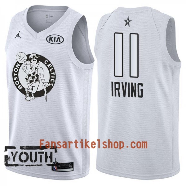 Boston Celtics Trikot Kyrie Irving 11 2018 All-Star Jordan Brand Weiß Swingman - Kinder Boston Celtics Trikot Kyrie Irving 11 2018 All-Star Jordan Brand Weiß Swingman - Kinder